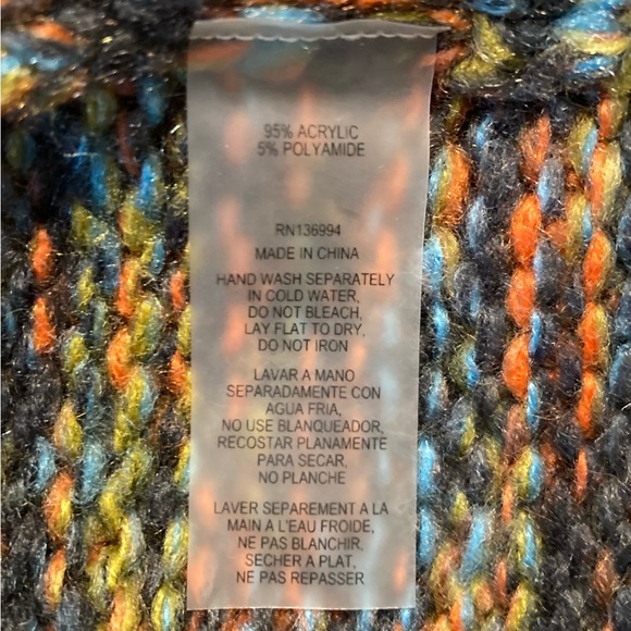 ☘️SIONA Multi Stitch Colored Hooded Cardigan - Picture 4 of 5